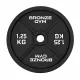 Диск олимпийский BRONZE GYM чугунный 1,25 кг